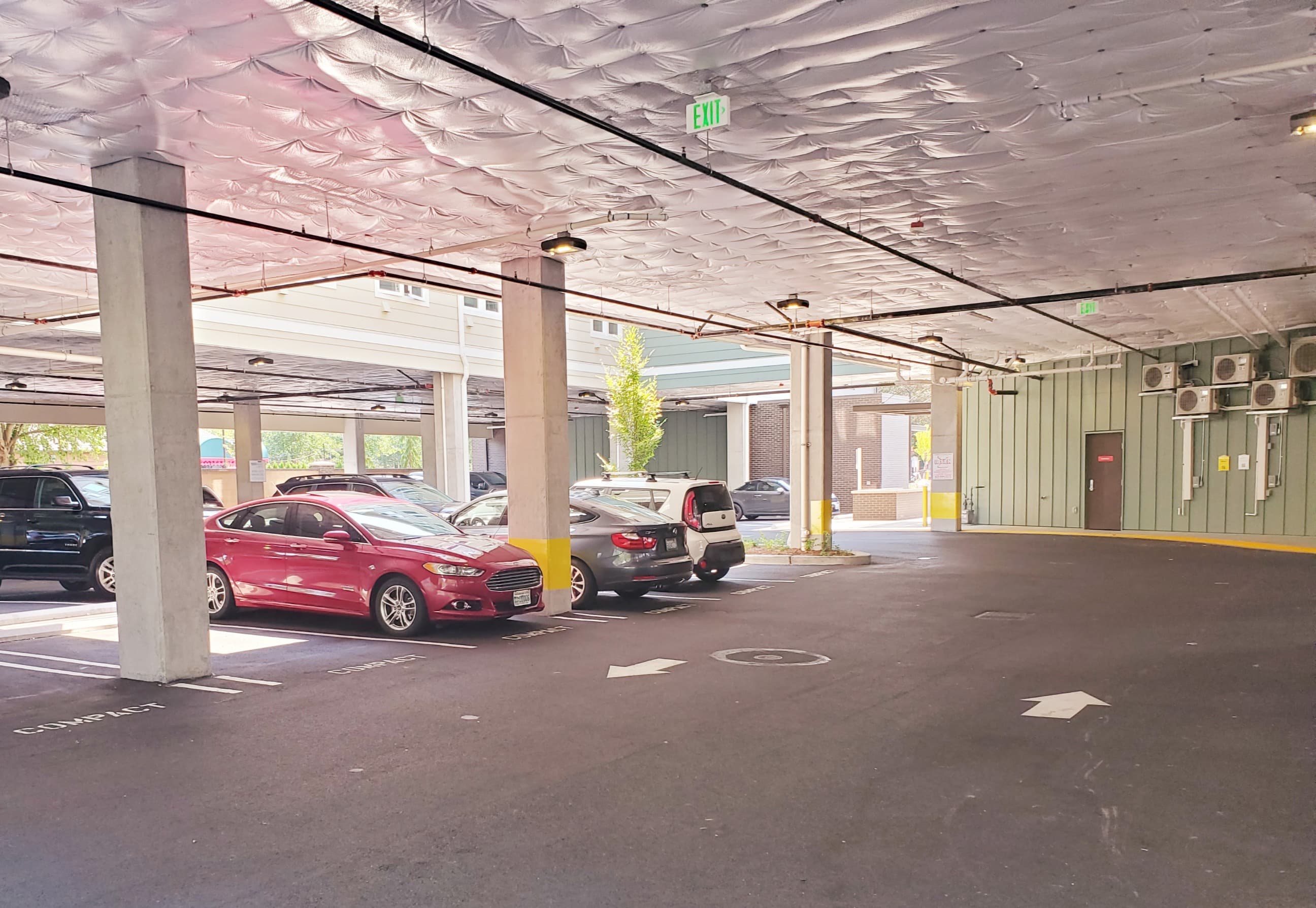 Parking lot near the office